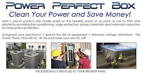 Satic Power Perfect Box - Whole Home Dirty Electricity Filter, Surge Protector and Cost Saver!