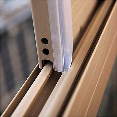 Zengest Door Strip Bottom, House and Glass Shower Door Seal Strip for Side of Door(Transparent), 1" x 16.4'