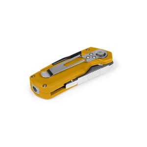 True Utility Folding-blade pocket knife multitool 6780 Knife Plus with steel clip and flathead and phillips bit holder and 2 extra blades