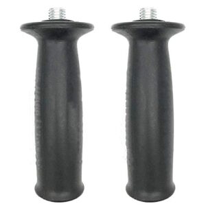 xmhf 12mm dia thread plastic angle grinder sander handle tool black 2pcs
