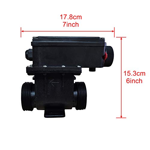 UCEDER Hot Tub LX H20-Rs1 Thermostat 110V 2kw with Adjustable Temperature Thermostat for Some hot tubs,Underground Small Pool &Bathtub（Suggest Connect 20A Adapter or Breaker