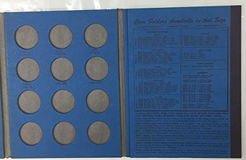 1964 - Used John F. Kennedy Half Dollar Collection # 9699 Empty Coin Folder