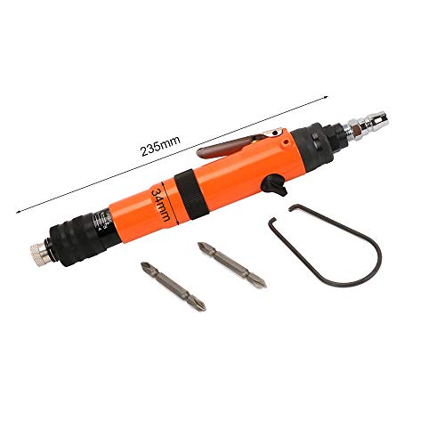 JIUNENG Pre-setting Torque Control Half Auto Pneumatic Air Screwdriver 1200RPM Reversable Professional Precision Tool 2-4mm Capacity