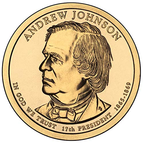 2011 S Proof Andrew Johnson Presidential Dollar Choice Uncirculated US Mint