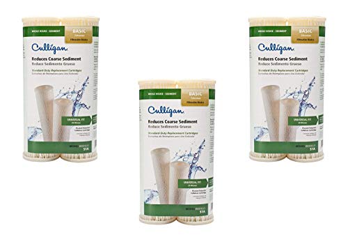 Culligan S1A Whole House Standard Water Filter, 16,000 Gallons, 3 Pack