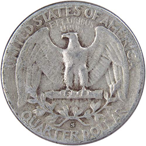 1950 S Washington Quarter AG About Good 90% Silver 25c US Coin Collectible