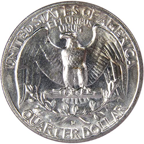 1955 D Washington Quarter BU Uncirculated Mint State 90% Silver 25c US Coin