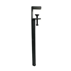 Shepherd Hardware 16" Adjustable Fit Table Clamp Legs, Black