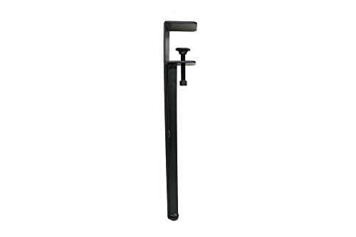 Shepherd Hardware 16" Adjustable Fit Table Clamp Legs, Black