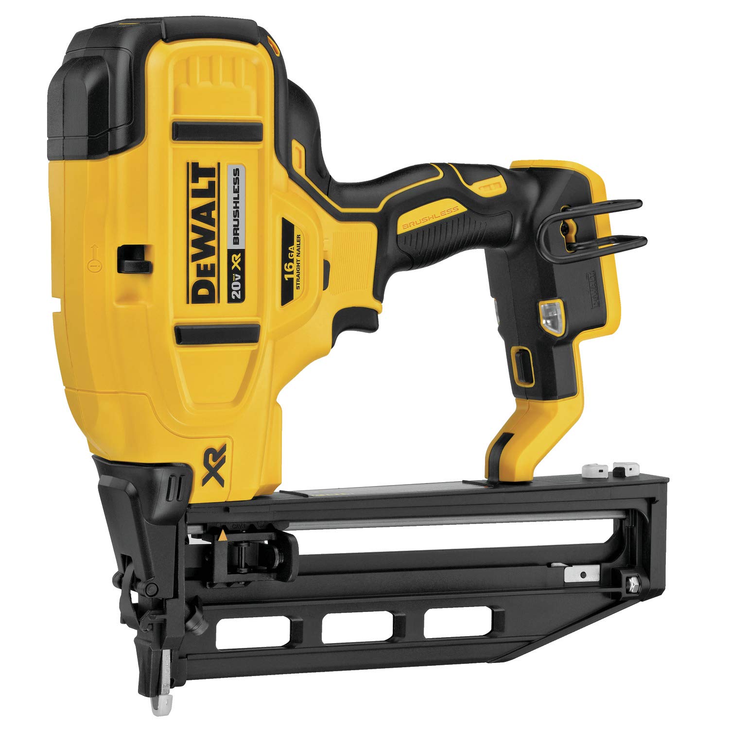 DEWALT 20V MAX* XR Finish Nailer, Straight, 16GA (DCN662B)