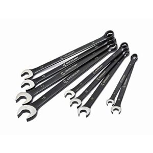 crescent 9 piece x10 12 point long pattern combination metric wrench set - ccws9bm