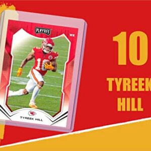 Tyreek Hill Football Cards (5) Assorted Bundle - Kansas City Chiefs Trading Card Gift Set