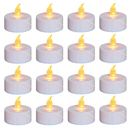 Nancia 100PACK Flameless LED Tea Lights Candles, Realistic and Bright Flickering Long Lasting 200Hours Battery-Powered, Ideal Party, Wedding, Birthday, Gifts Home Decoration Warm Yellow