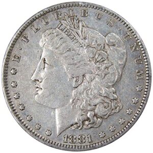 1881 o morgan dollar xf ef extremely fine 90% silver $1 us coin collectible