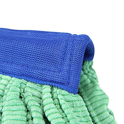 Arkwright Tube Mop Head - Super Absorbent Lint Free Floor Replacement, Bleach Safe, Quick Dry, Heavy Duty for Home, Commercial, and Industrial Cleaning, 14 oz, Green