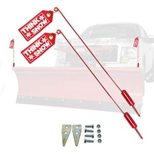2pk snow plow blade guide markers flags for western 59700 1308210 410007 snp7900