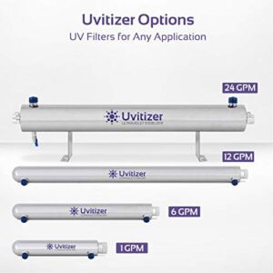 Uvitizer Ultraviolet Bulb UV Light – 10” UV-C Bulb – for Under Sink and Reverse Osmosis UV Water Filtration Systems – 1 GPM