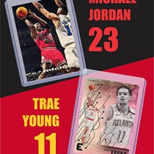 Basketball Cards: Giannis Antetokounmpo, Luka Doncic, James Harden, Trae Young, Donovan Mitchell, Bradley Beal, Michael Jordan ASSORTED Card Gift Bundle