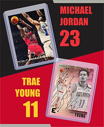 Basketball Cards: Giannis Antetokounmpo, Luka Doncic, James Harden, Trae Young, Donovan Mitchell, Bradley Beal, Michael Jordan ASSORTED Card Gift Bundle