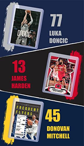 Basketball Cards: Giannis Antetokounmpo, Luka Doncic, James Harden, Trae Young, Donovan Mitchell, Bradley Beal, Michael Jordan ASSORTED Card Gift Bundle