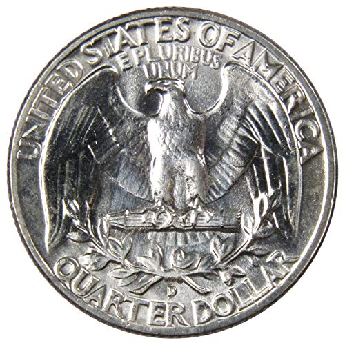 1961 D Washington Quarter BU Uncirculated Mint State 90% Silver 25c US Coin