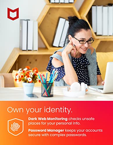 McAfee Total Protection 2024 Ready | 3 Device | Cybersecurity Software Includes Antivirus, Secure VPN, Password Manager, Dark Web Monitoring | Amazon Exclusive 1 Month with Auto Renewal