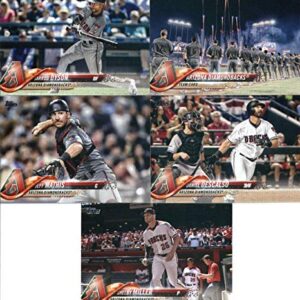 Arizona Diamondbacks 2018 Topps MLB Baseball Complete Mint Hand Collated 23 Card Team Set with Paul Goldschmidt and Zach Greinke plus