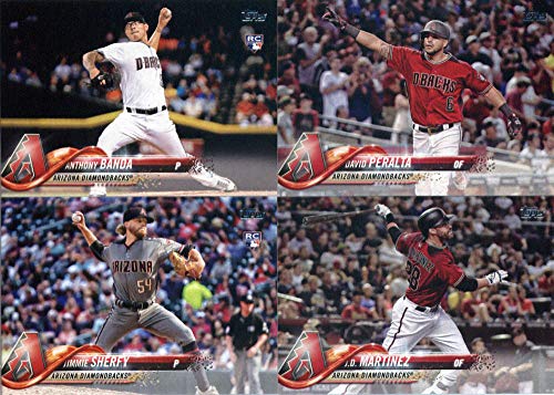 Arizona Diamondbacks 2018 Topps MLB Baseball Complete Mint Hand Collated 23 Card Team Set with Paul Goldschmidt and Zach Greinke plus