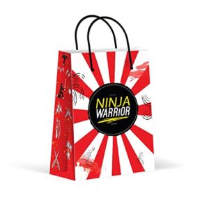 LARZN - Celebrate With an Impression Premium Ninja Party Bags, Party Favor Bags, New, Treat Bags, Gift Bags, Goody Bags, Party Favors, Party Supplies, Decorations, 12 Pack