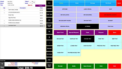 Restaurant POS System - Includes Touchscreen PC, POS Software, Receipt Printer, Cash Drawer, and iPad Ordering Software,Free Input Menu Once,no annual fee,Trusted by over 2,000 restaurants in USA