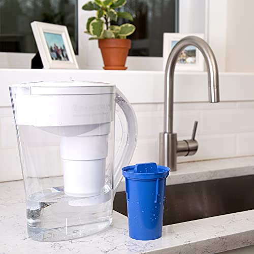 Santevia MINA Alkaline Water Filter Value Pack | 3-Pack At Home Water Pitcher Filter Adds Minerals and Makes Alkaline Water | Chlorine and Lead Water Filter| Made In North America