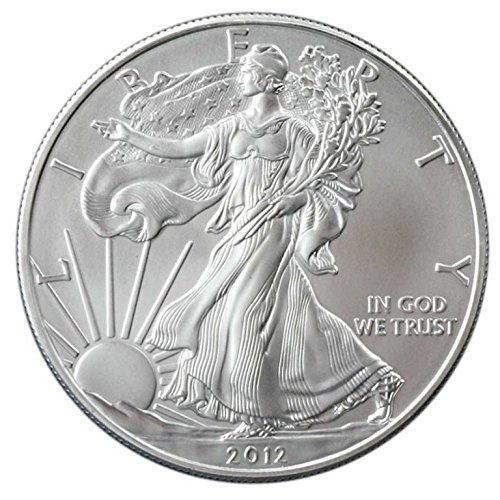 2012-1 oz American Silver Eagle .999 Fine Silver with our Certificate of Authenticity Dollar Uncirculated US Mint