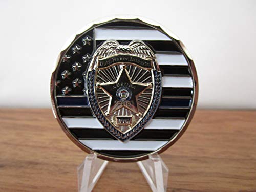 Aurora Colorado Police Fugitive Apprehension and Surveillance Team Challenge Coin