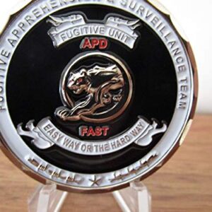 Aurora Colorado Police Fugitive Apprehension and Surveillance Team Challenge Coin