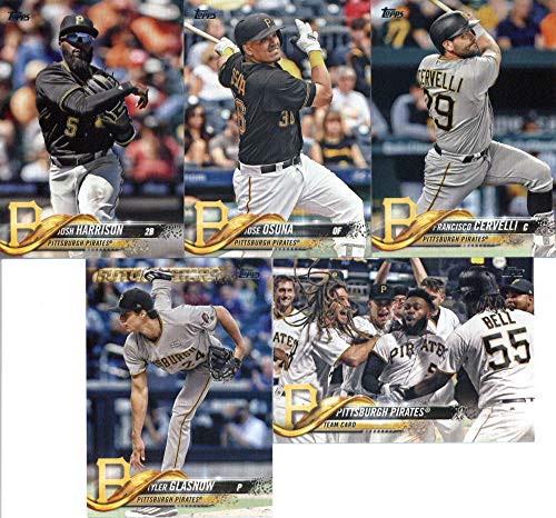 Pittsburgh Pirates 2018 Topps Complete Mint Hand Collated 20 Card Team Set with Tyler Glasnow and Josh Bell Future Stars cards plus