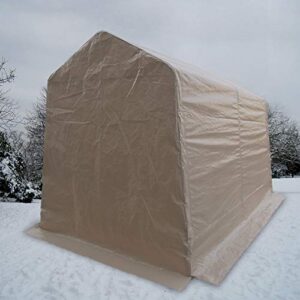 IMPACT CANOPY 70018150 Portable 6x8 Shed, Tan