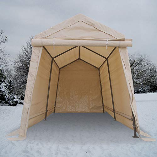 IMPACT CANOPY 70018150 Portable 6x8 Shed, Tan