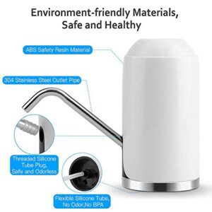 Myvision Water Bottle Pump 5 Gallon Water Bottle Dispenser USB Charging Automatic Drinking Water Pump Portable Electric Water Dispenser Water Bottle Switch