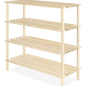 Whitmor Wood 4-Tier Shelf