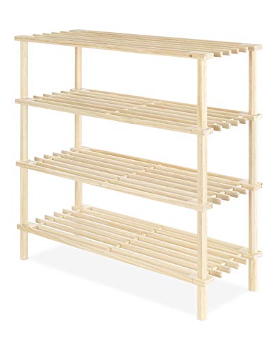 Whitmor Wood 4-Tier Shelf