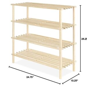 Whitmor Wood 4-Tier Shelf