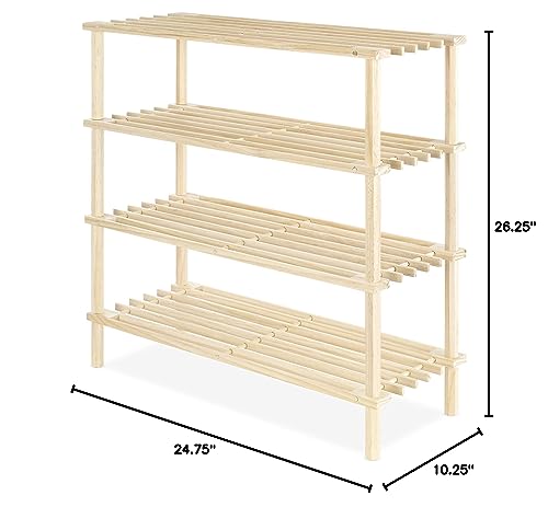 Whitmor Wood 4-Tier Shelf