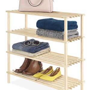 Whitmor Wood 4-Tier Shelf