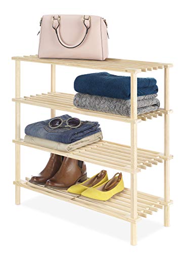 Whitmor Wood 4-Tier Shelf