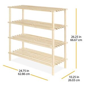 Whitmor Wood 4-Tier Shelf