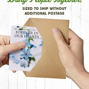 American Meadows Wildflower Seed Packets "Forever in Our Hearts" Memorial Favors (Pack of 20) - Forget-me-Not Seed Mix, Favors for Funerals, Wakes, Viewings, Visitations, Memorial Services