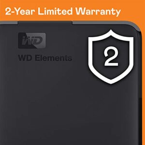 WD 1.5TB Elements Portable External Hard Drive - USB 3.0 - WDBU6Y0015BBK-NESN (Renewed)