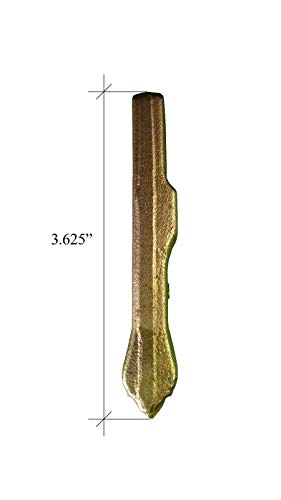 2 - Square Hole Replacement Carbide Auger Teeth w/Hardware - L13-G558