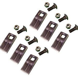 6 - Square Hole Replacement Auger Teeth w/Hardware - SQ58-58PB, AT-5