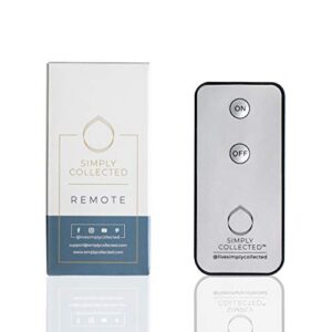 simply collected remote control | ready to use 3d flameless candle collection | battery included | easy on/off function